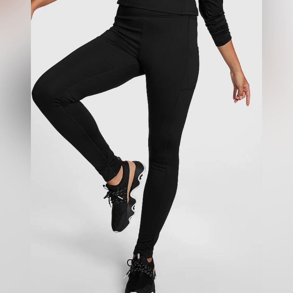 PINK a high waist full length Tight with logo on lower back